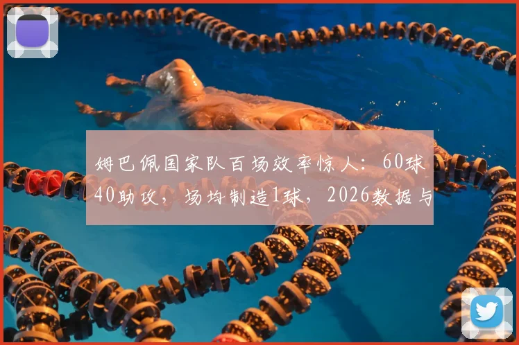 姆巴佩国家队百场效率惊人：60球40助攻，场均制造1球，2026数据与里程碑全解析
